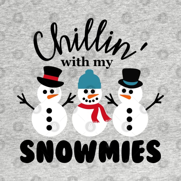 Chillin' With My Snowmies by MarinasingerDesigns